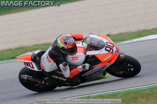 2010-06-26 Misano 1293 Rio - Superbike - Qualifyng Practice - Federico Sandi - Aprilia RSV4 Factory